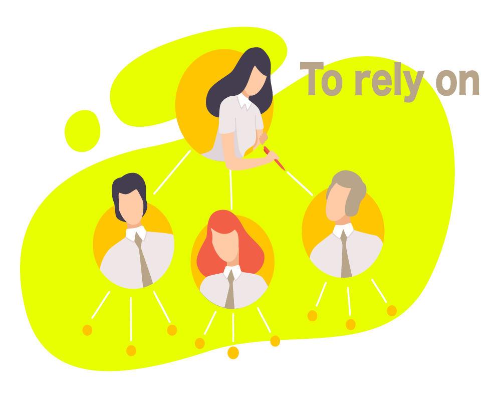 To rely on